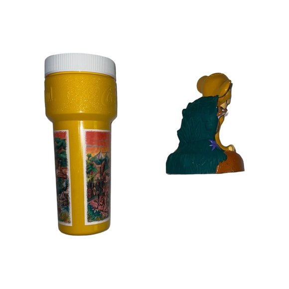 Vintage Disney Disneyland Lion King Simba Coca Cola Sports Sipper Cup Topper - Picture 4 of 8